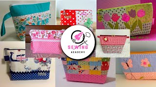 30 Sewing Cosmetic Bags Ideas  30 Sewing Makeup Bags DIY Projects [upl. by Hayse47]