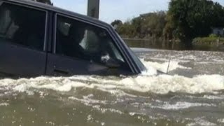 What to Do Car Sinking in Water Only Seconds to React [upl. by Assirialc81]