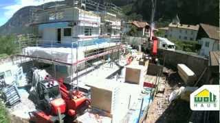 Timelapse casa prefabbricata in legno Wolf Haus  La casa che fa guadagnare in tempo record [upl. by Aisile]