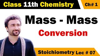 Mass Mass Conversion  Class 11th  Stoichiometry [upl. by Atihana758]