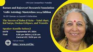 The Secrets of Rahu amp Ketu – Natal chart Kal Sarpa Dashas Eclipses and Transits [upl. by Harshman]