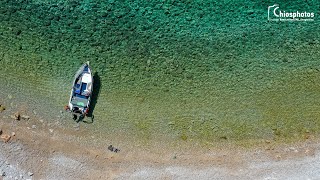 Η παραλία του Άγιου Νικήτα στη Χίο με τα γαλαζοπράσινα νερά [upl. by Lanuk]