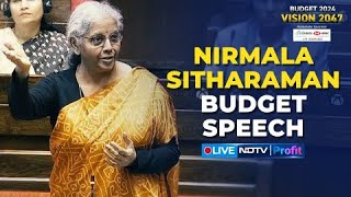 Watch Live Nirmala Sitharamans Union Budget Speech 2024 LIVE In Lok Sabha [upl. by Modestia257]