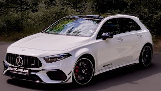 2023 MercedesBenz A45s AMG FACELIFT REVIEW Hottest hothatch [upl. by Aneleh]