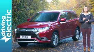 Mitsubishi Outlander PHEV SUV review  DrivingElectric [upl. by Porter]