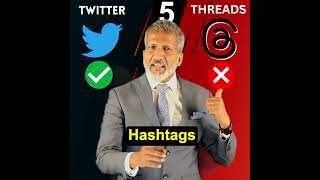 Twitter vs Threads  Anurag Aggarwal  ytshorts  twitter  instagram [upl. by Gilpin]