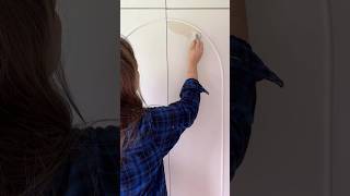 Ikea billy bookcase storage wall hack 🤍 diy homedecor ikeahack ikeahacking shorts shortvideo [upl. by Ylirama]