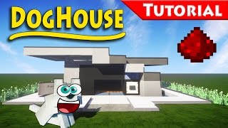 The DogHouse You Always Wanted  Minecraft  How to build  Tutorial  Redstone  modern [upl. by Weinstein]