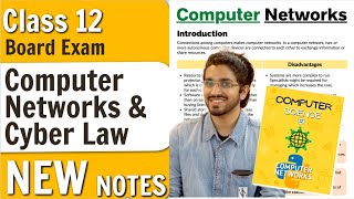 Class 12  Computer Network amp Cyber Law Notes  Computer Science [upl. by Epstein914]