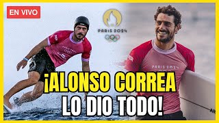 🔴 ALONSO CORREA compite por el BRONCE EN SURF en las OLIMPIADAS PARÍS 2024  EN VIVO [upl. by Phox712]