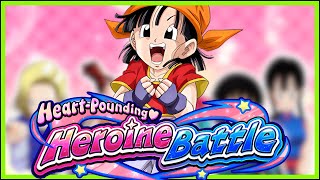 HEART POUNDING HERIONE BATTLE STAGE 1 VS GT PAN DBZ DOKKAN BATTLE [upl. by Anikas]