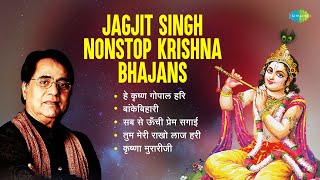 Krishna Bhajans  Top 5 Krishna Bhajans  Jagjit Singh  Hey Krishna Gopal Hari  Banke Bihari [upl. by Ellenor893]