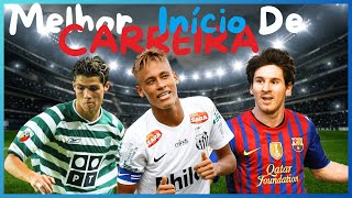 Quem teve MELHOR INÍCIO de Carreira  CR7 Messi e Neymar 1 [upl. by Anairuy]