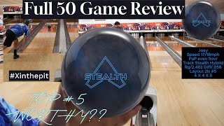 Track Stealth Hybrid Bowling Ball Review our opinion after 50 Games 4K [upl. by Nedarb]