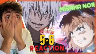 MISAKA VS ACCELERATOR  A Certain Scientific Railgun S Episode 5 6 REACTION  REVIEW [upl. by Eynenihc]