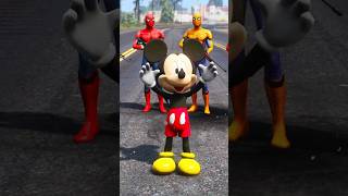 GTA 5 BLUE LITTLE SHINGUM SAVE MICKEY MOUSE shorts shorts youtubeshorts shortsfeed ytshots [upl. by Nnylatsyrc]