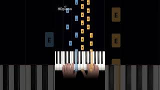 Gorgeous piano part is EASY to learn pianotutorial shorts [upl. by Pammi]