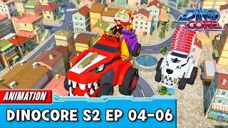 DinoCore Compilation  S02 EP04  06  Best Animation for Kids  TUBA [upl. by Joellyn]