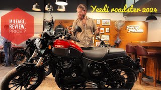 2024 Yezdi Roadster New model walkaround video Detailed Review Ex showroom price kanpur yezdi [upl. by Montagna]