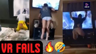 BEST VR FAILS SO FAR 🤣🔥🔥  VR fails compilation  Приколы 2022  oculus quest 2 engraçado [upl. by Neras]