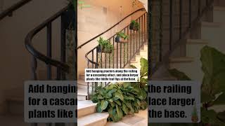 Home Stair Plants Decoration Ideas 🌱 🌿 shorts shortsfeed viral [upl. by Bigot]