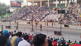 Wagah Border Parade with BSF Atari Amritsar 4 [upl. by Libb]