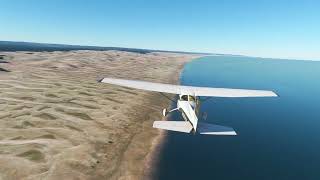 African Coastal Flights 16  Port Elizabeth to Kenton on Sea Airport [upl. by Ainnet856]