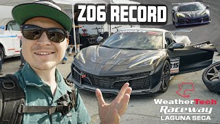 C8 Corvette Z06 Gets Record Lap at Laguna Seca Lap Breakdown vs GT500 amp C7 ZR1 [upl. by Onek]