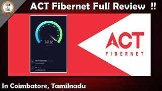 Act Fibernet Full Review in Tamil 2021 [upl. by Rebekkah371]