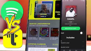 Trebel vs Spotify  ¿Cuál es la mejor app de música para Android y iPhone [upl. by Ylicec]