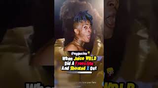 WHEN JUICE WRLD DID A FREESTYLE AND SHOUTED OUT X [upl. by Niar]