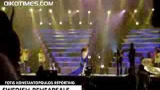 Rehearsals Eurovision 2006 Sweden Carola Invincible [upl. by Floris]