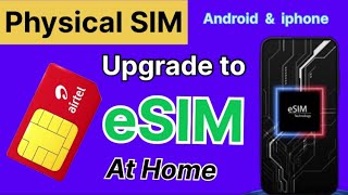 How to convert Airtel Sim to eSIM  Airtel eSIM activation  Perfect Engineer [upl. by Alrahc]