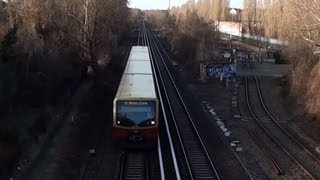 SBahn Berlin S2 an der Lankwitzer Brücke 03032012 [upl. by Harp10]