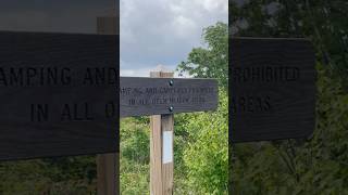 Appalachian Trail Prohibited camping😂 hiking adventure appalachiantrail backpacking [upl. by Sone951]