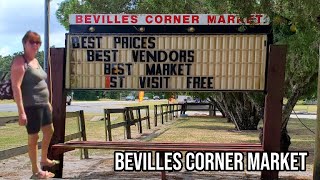 Bevilles Corner Market👍Old Time Flea Market  OPEN every Monday [upl. by Sievert]