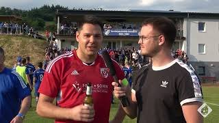 Interviews nach dem Relegationsspiel zwischen der SG Freiensteinau und dem KSV Hessen Kassel II [upl. by Aicen]