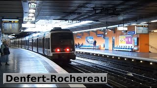 RER Paris DenfertRochereau B RATP MI79 2014 [upl. by Yelsiap]