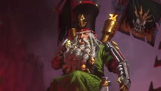 Astragoth Ironhand Chaos Dwarfs Campaign Cinematics  Total War Warhammer III [upl. by Goto]