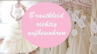 Wie bewahre ich mein Brautkleid mit dem Zubehör richtig auf 1 [upl. by Gruber]