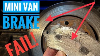 Front Brake and Rotor Replacement 2012 Chrysler Town amp Country Limited [upl. by Posner981]