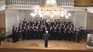 А Schnittke Bogoroditse Devo Moscow Conservatory Students Choir [upl. by Rednaeel690]