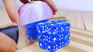 Stop motion Cooking  Coleslaw Salad  Dice in Real Life 6 [upl. by Agatha776]