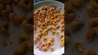 Roasted Masala Cashews  A Crunchy Delight snacks [upl. by Amity]