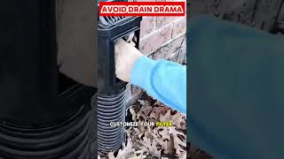 Clogged Downspout Fix  DIY Downspout Upgrade That Works [upl. by Hayott]