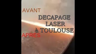 demo décapage laser Toulouse [upl. by Ginni]