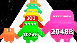 Level Up Numbers vs Canvas Run  Level Up Number ASMR Max Level New Update [upl. by Allisan]