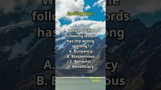 Spelling Time 504 spelling englishlearning englishvocabulary questions quiz [upl. by Erline]