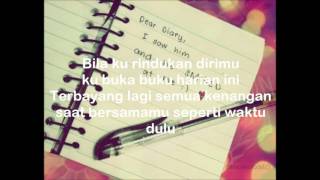 Adista  Buku Harian Lyrics Video [upl. by Malinin]