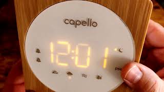 Capello Alarm ⏰ Clock with Sound Machine quotRadi ReviewquotMusic by YOBRAT 2024 [upl. by Akihsal]